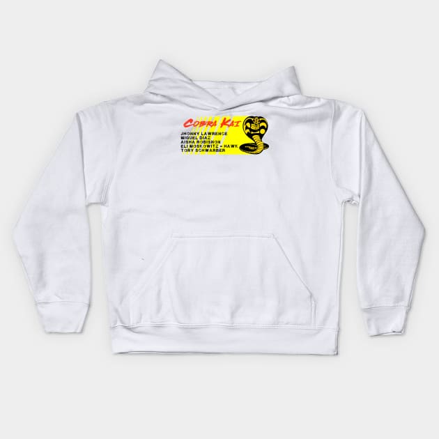 cobra kai Kids Hoodie by iniandre